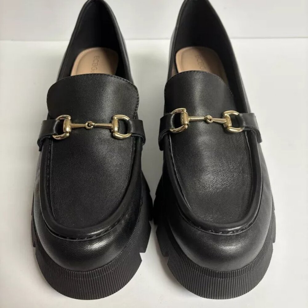 BCGeneration Women’s Raylin, Black Platform Loafers, Size 11 M - Picture 3 of 7